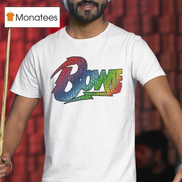 Bowie Rainbow T Shirt