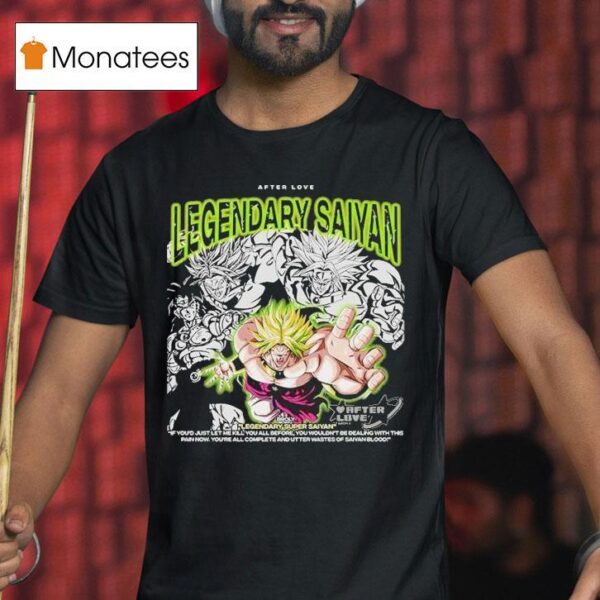 Broly Legendary Saiyan Dragon Ball Z T Shirt