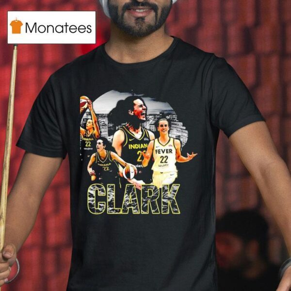 Caitlin Clark Indiana Fever Basketball City Retro T Shirt