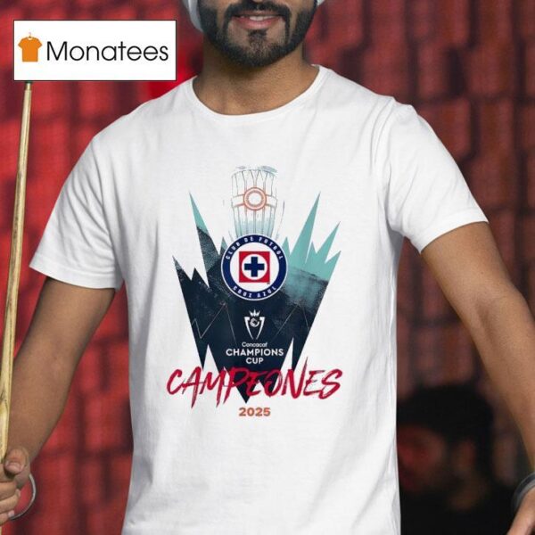 Campeones Club De Futbol Cruz Azul Concacaf Champions Cup T Shirt