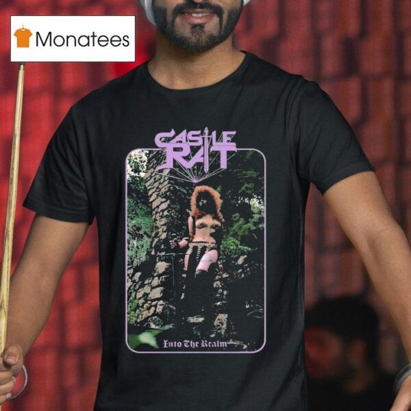 Castle Rat Into The Realm Featuring The Rat Queen T Shirt