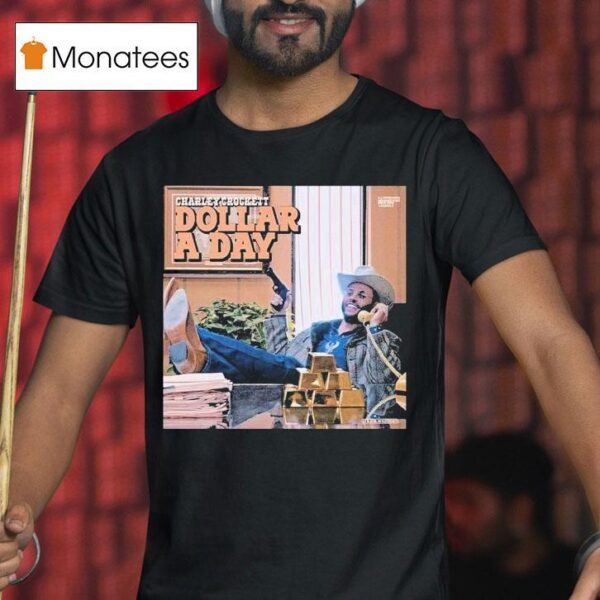 Charley Crockett Dollar A Day Album T Shirt