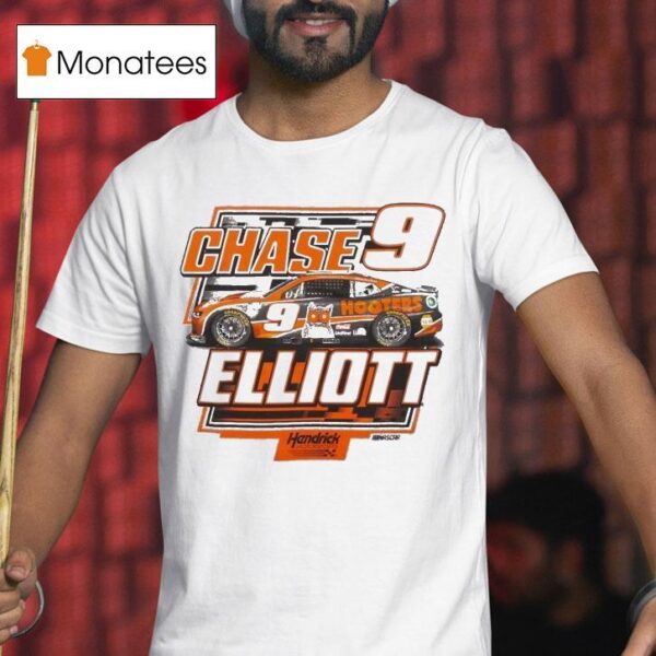 Chase Elliott Hooters Hendrick Motorsports Nascar T Shirt