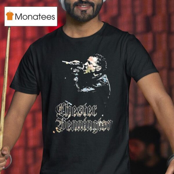 Chester Bennington American Singer Portrai T Shirt