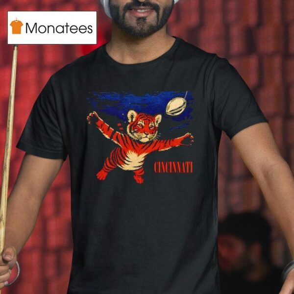 Cincinnati Tiger Smells Like Team Spiri T Shirt