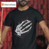 Clayman Heartless Skeleton Hand T Shirt