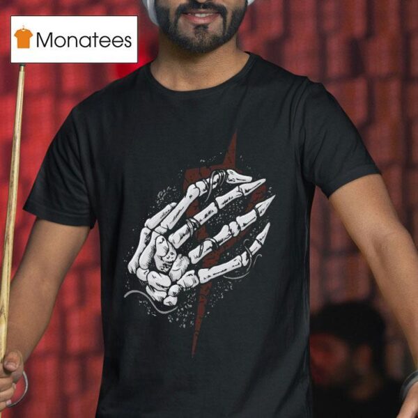 Clayman Heartless Skeleton Hand T Shirt