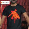 Cleveland Birthplace Of A Superhero Silhouette T Shirt