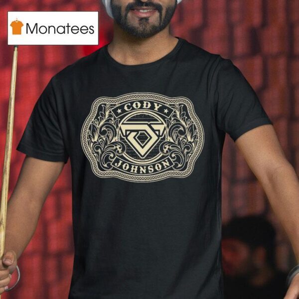Cody Johnson Leather Buckle Deluxe Tour Bel T Shirt