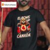 Contrarian Elbows Up Canada T Shirt