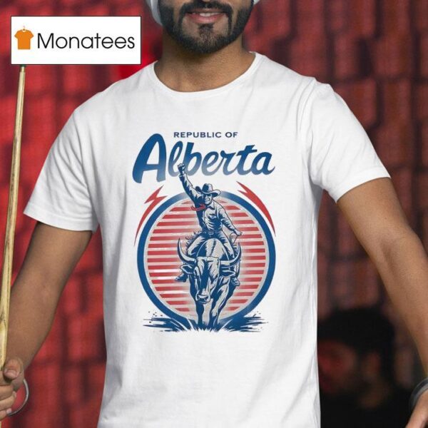 Cowboy Republic Of Alberta T Shirt