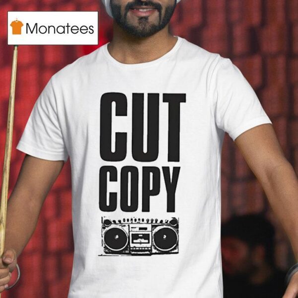 Cut Copy Boom Box T Shirt