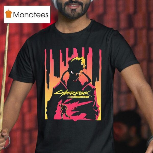 Cyberpunk Edgerunners David Martinez On Fire T Shirt