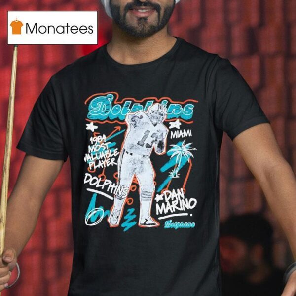 Dan Marino Miami Dolphins Most Valuable Player Vintage T Shirt