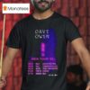 Dave Owen Asia Tour Tokyo Circus July T Shirt