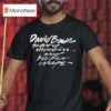 David Bowie Scary Monsters And Super Creeps T Shirt