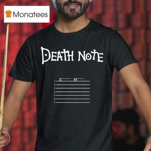 Death Note Povculture T Shirt