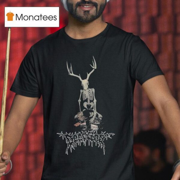 Deergod Skeleton T Shirt