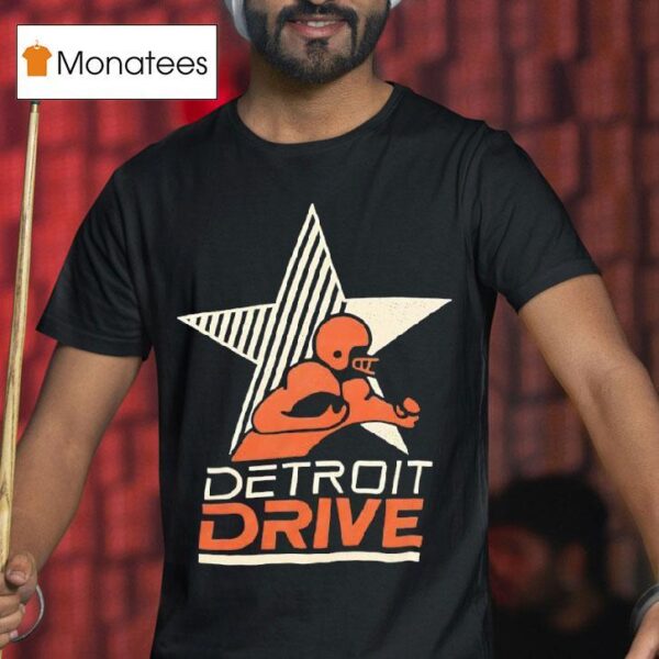 Detroit Dive Football Player T Shirt