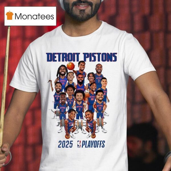 Detroit Pistons Basketball Nba Playoffs T Shirt