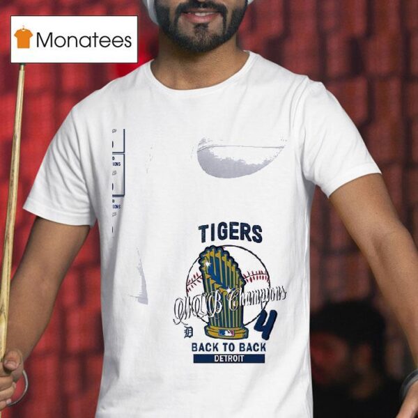 Detroit Tigers Mlb Champions Hardwood Classics Champions Vintage T Shirt