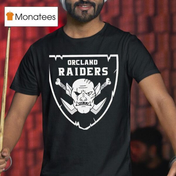 Devil Orcland Las Vegas Raiders Logo Parody T Shirt