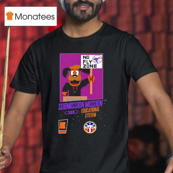 Dog Pixel Submission Mission Educational System T Shirt