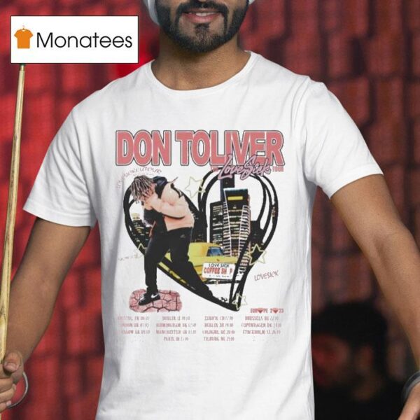 Don Toliver The Love Sick Tour Dates Hear T Shirt