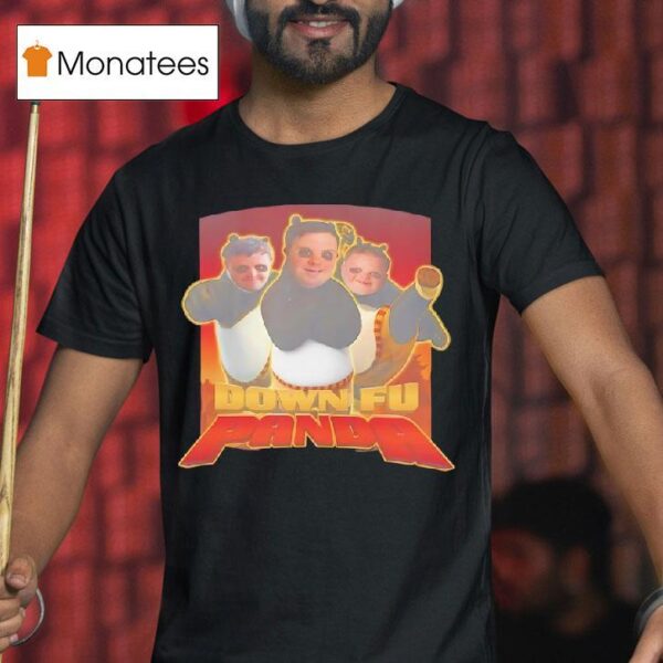 Down Fu Panda T Shirt
