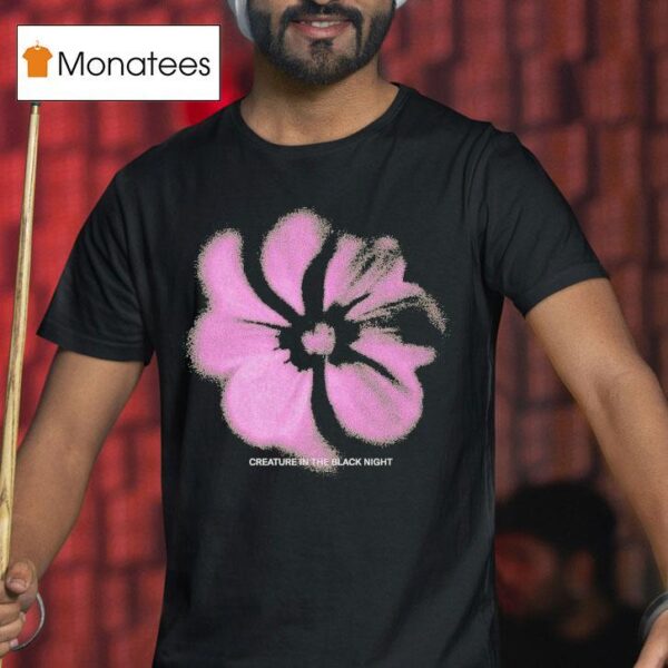 Dreamseeker Creature In The Black Night Forest Flower T Shirt