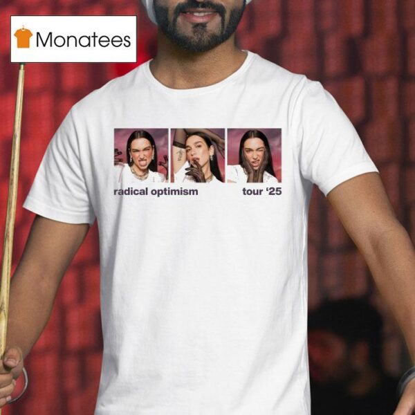 Dua Lipa Radical Optimism Tour Panel Photo T Shirt