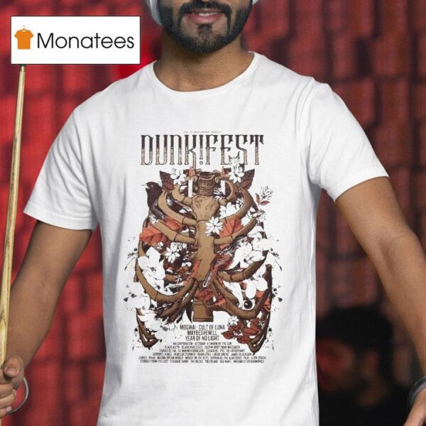 Dunk Festival Viernulvier Ghent Belgium T Shirt