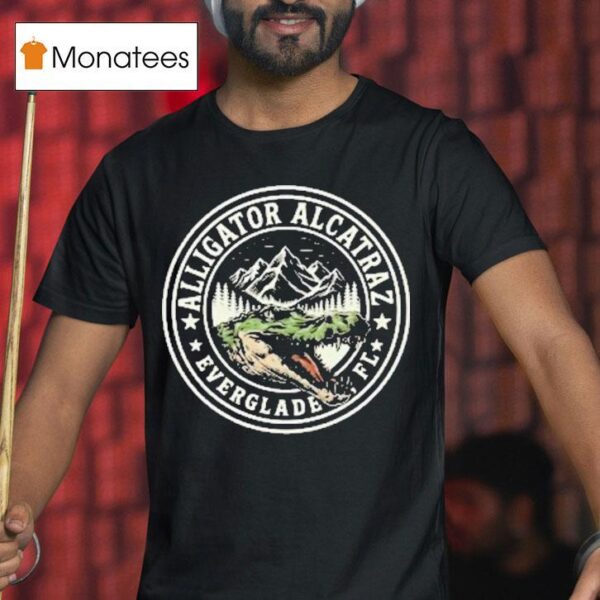 Everglades Florida Alligator Alcatraz T Shirt