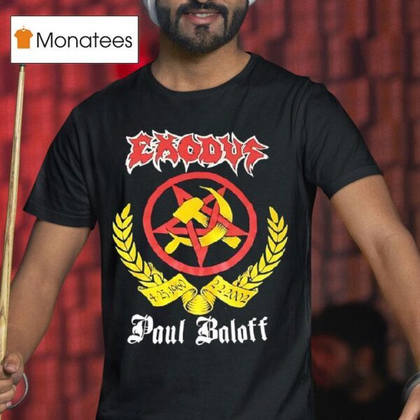 Exodus Paul Baloff Vintage T Shirt