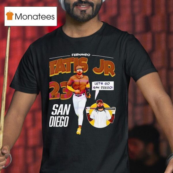 Fernando Tatis Jr San Diego Baseball Comic Style Fan T Shirt