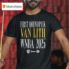 First Round Pick Van Lith Chicago Sky Wnba T Shirt