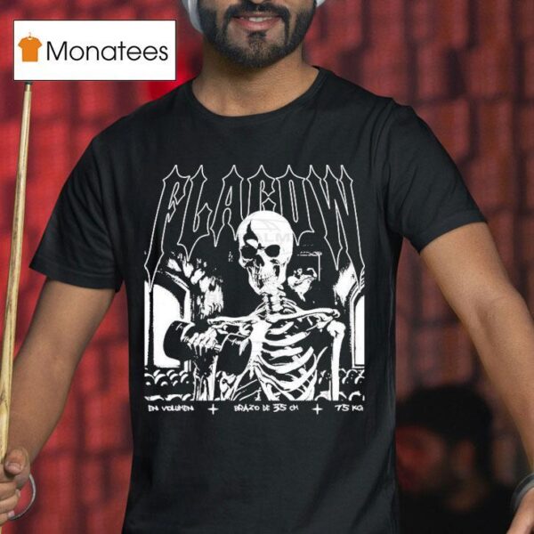 Flacow En Volomen Brazo De Cm Kg Skeleton T Shirt