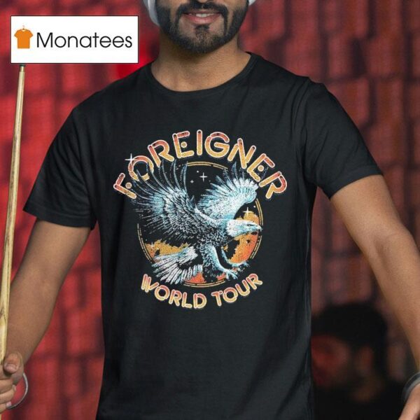 Foreigner World Tour Eagle T Shirt