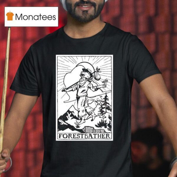 Forest Bather Card T Shirt