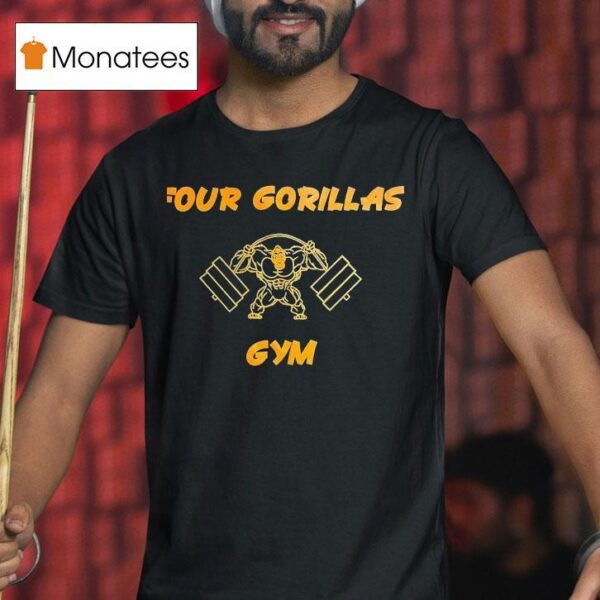 Four Gorillas Gym T Shirt