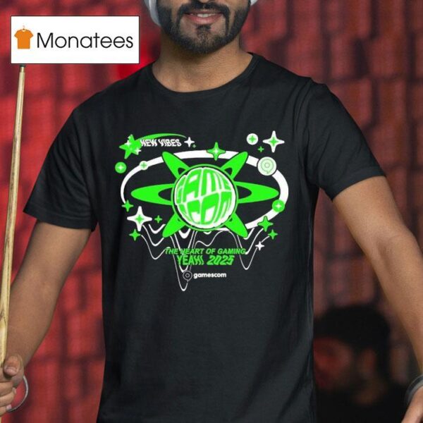 Gamescom The Heart Of Gaming New Vibes T Shirt