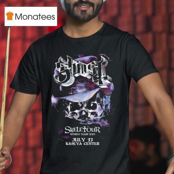 Ghost July Kaseya Center Skeletour World Tour T Shirt