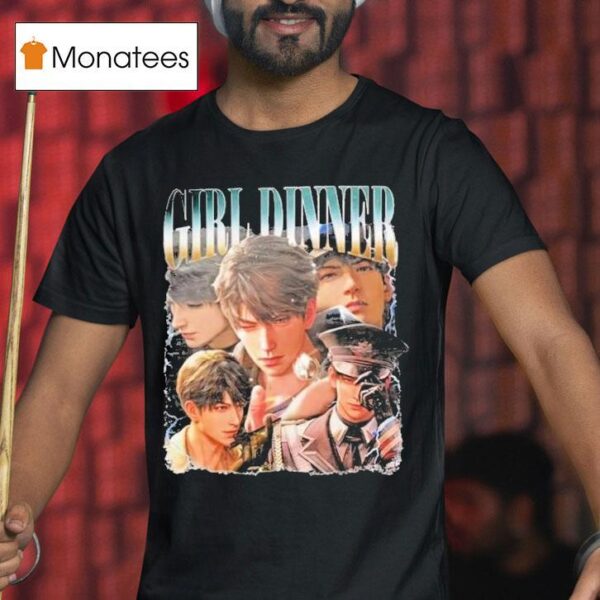 Girl Dinner Caleb Love And Deepspace T Shirt