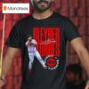 Gleyber Torres Detroit Baseball Stamp Style Graphic Signature T Shirt