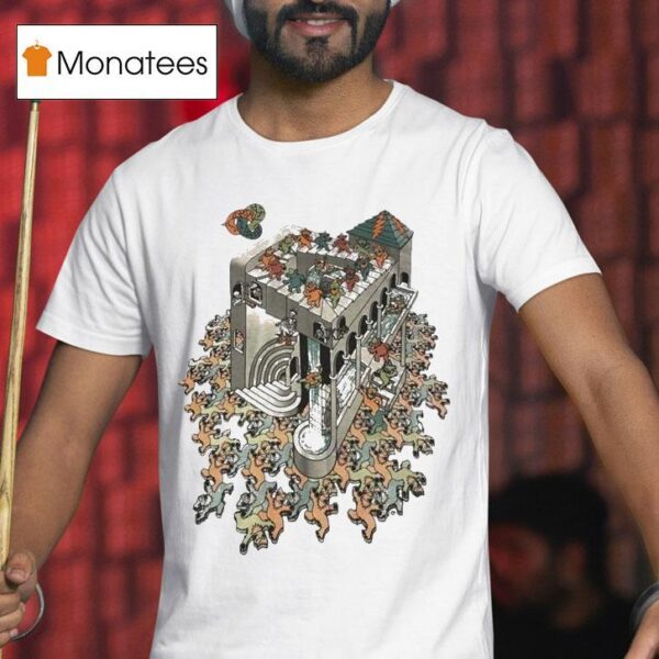 Grateful Dead Mc Escher Dancing Bears T Shirt