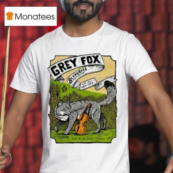 Grey Fox Bluegrass Festival Tour July Oak Hill New York T Shirt