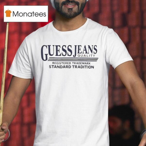 Guess Jeans Registered Trademark Standard Tradition T Shirt