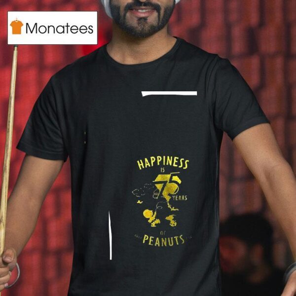 Happiness Is Years Of Peanuts Since Silhouette T Shirt