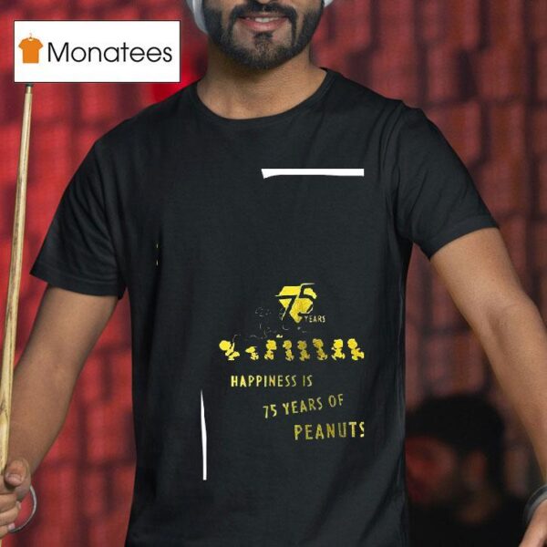 Happiness Is Years Of Peanuts Since Silhouette T Shirt