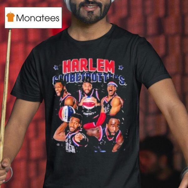 Harlem Globetrotters Basketball Team Photo T Shirt